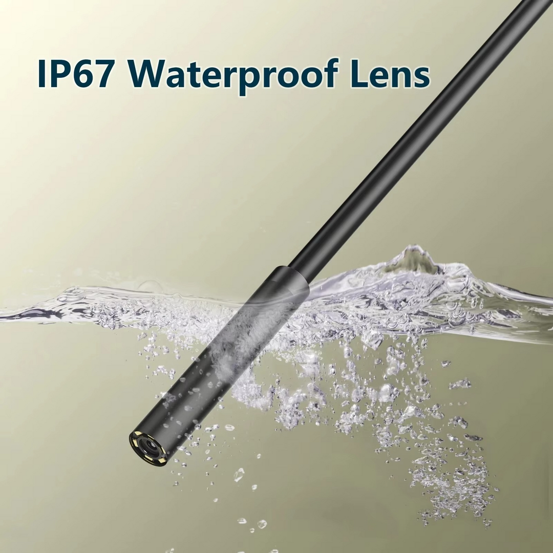 Høyoppløselig 0.276 tommer TYPE-C Fleksibel Inspeksjonskamera med 6 justerbare LED-lamper Luvikno