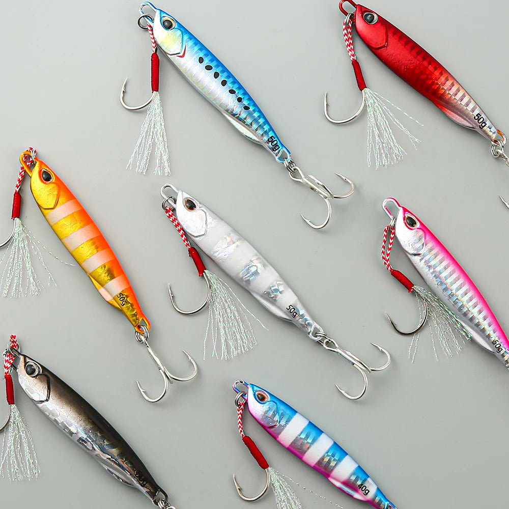 Jigblad metall jig skje for havabbor | Luvikno