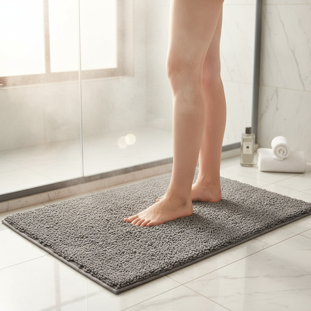 Luvikno | Ikke-glidende Dusjmatt Hurtigtørrende Hygienisk Badmatte