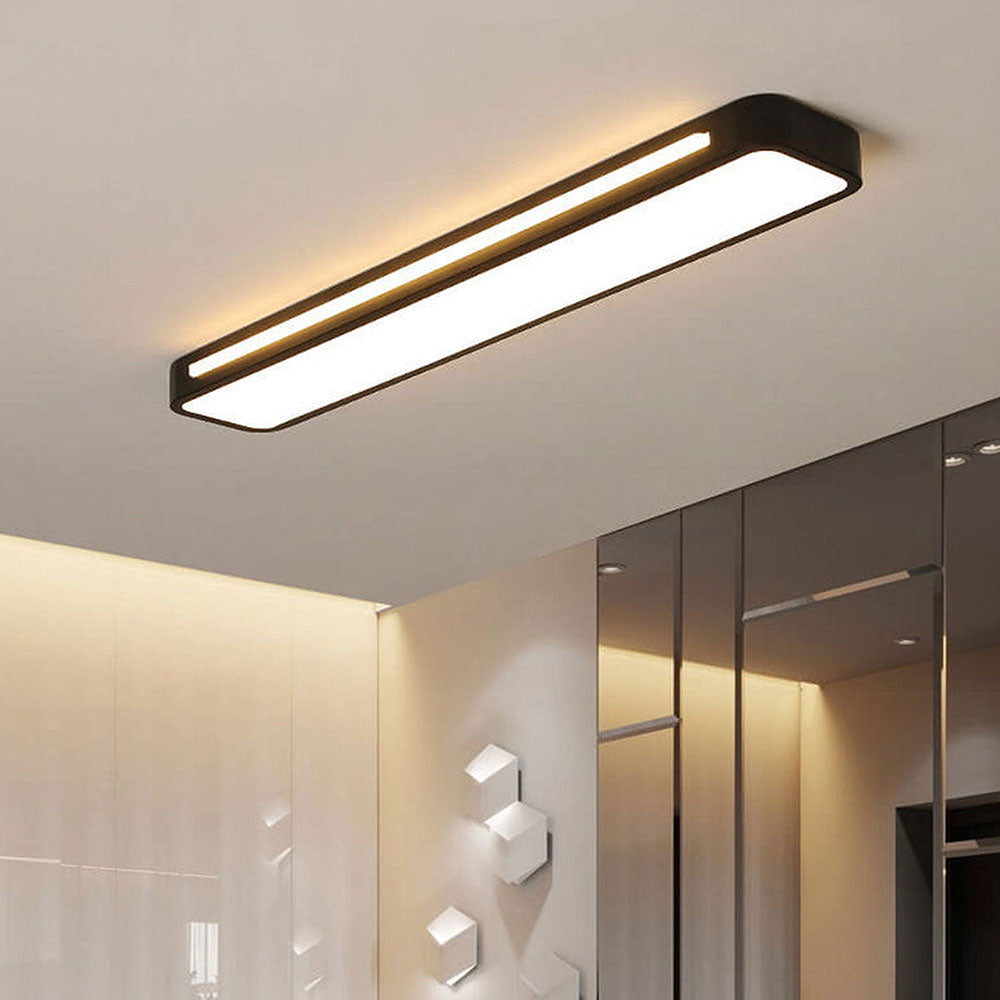 Luvikno | Minimalistisk LED Taklampe laget av Jern og Akryl