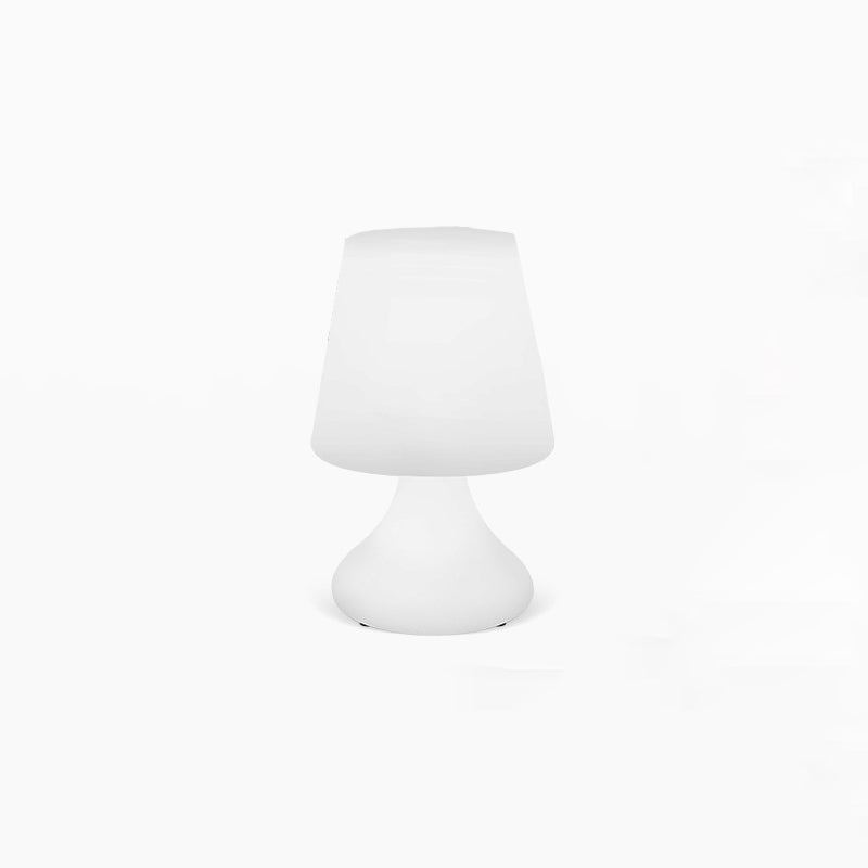 Moderne minimalistisk PE-koppform USB LED bordlampe nattlys for utendørs patio | Luvikno