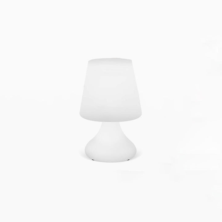 Moderne minimalistisk PE-koppform USB LED bordlampe nattlys for utendørs patio | Luvikno