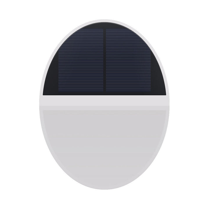 Solar utendørs vanntett rund flat kropp radar sensor LED vegglampe | Luvikno