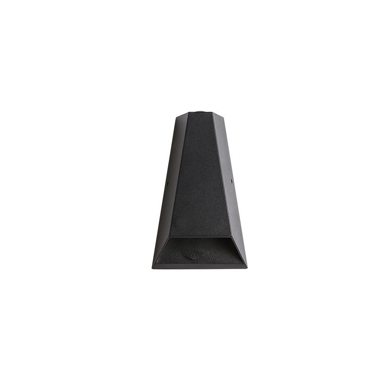 Utendørs moderne søylegeometri LED vanntett vegglampe | Luvikno