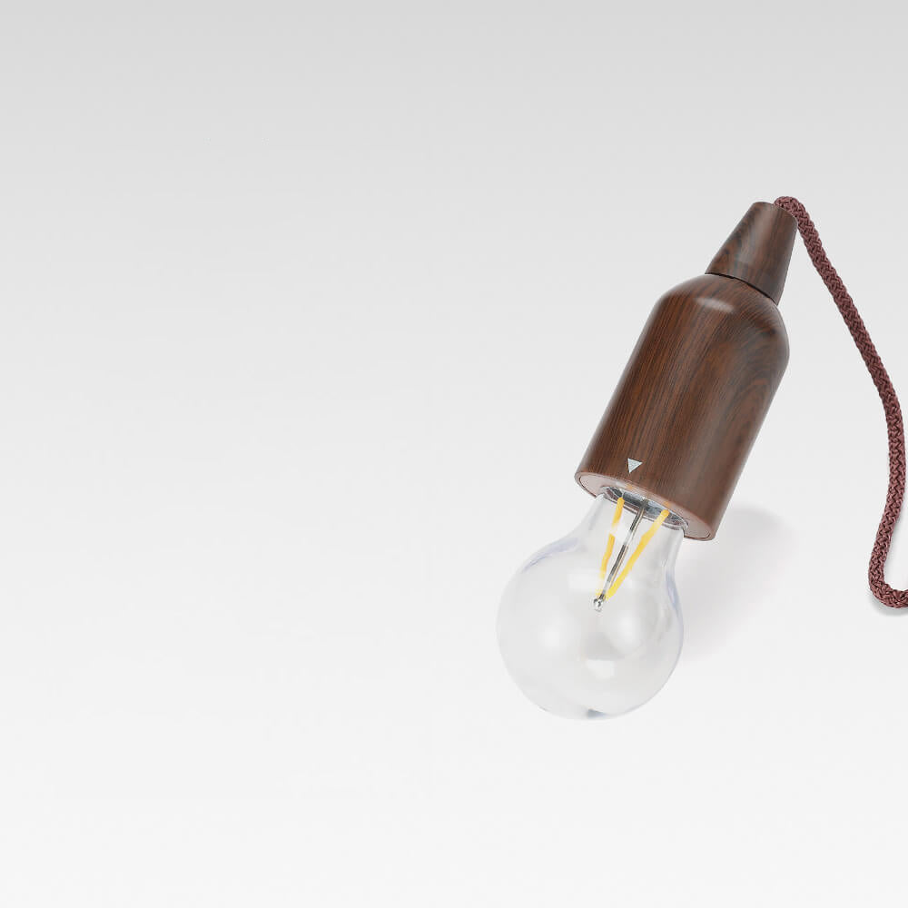 Retro Bærbar Vanntett Tre Rund Kjegle Batteri USB 1-Lys Camping Utendørs Lys | Luvikno