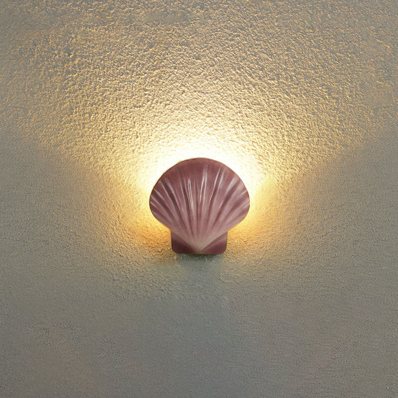 Utendørs Kreativ Skall Design Aluminium LED Vanntett Vegglampe | Luvikno