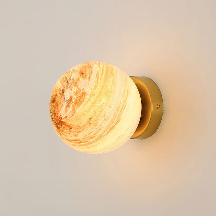 Glass Ceiling Light Modern Globe Fixture Luvikno