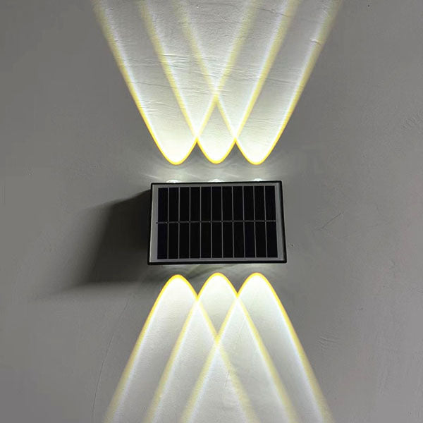 Moderne industriell sol vanntett ABS søyle LED vegglampe for utendørs terrasse | Luvikno