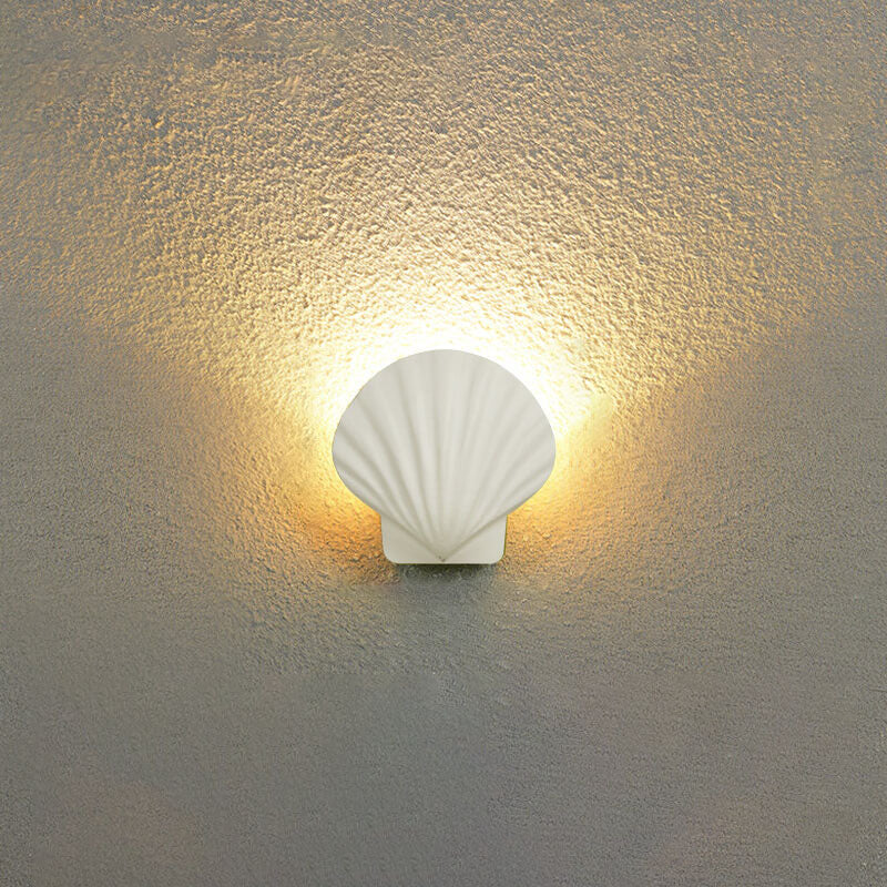 Utendørs Kreativ Skall Design Aluminium LED Vanntett Vegglampe | Luvikno