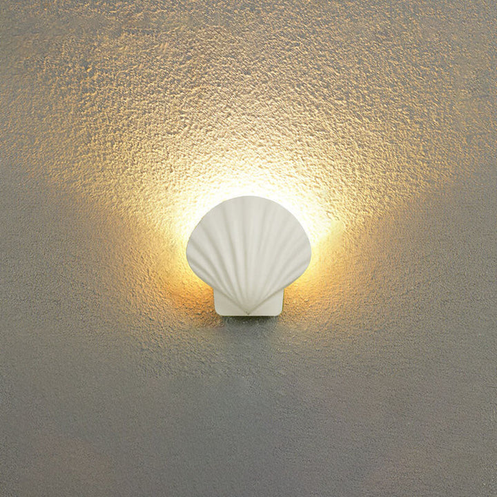 Utendørs Kreativ Skall Design Aluminium LED Vanntett Vegglampe | Luvikno