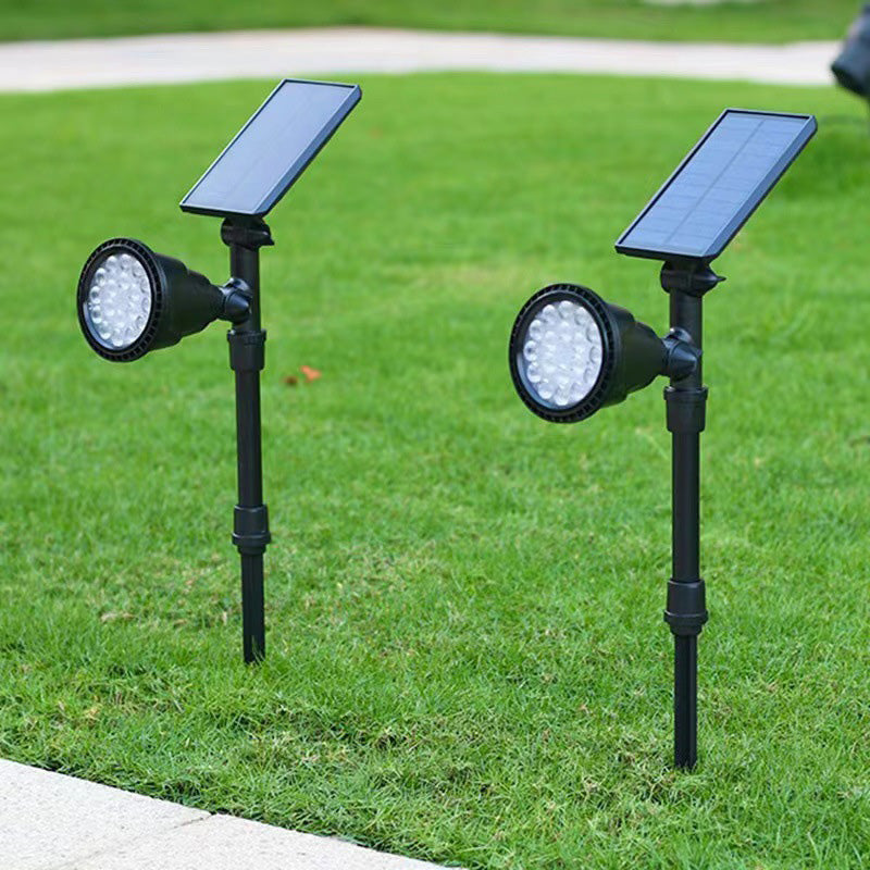 Moderne industriell ABS solvanntett LED spotlight hageinnsettingslys for utendørs patio | Luvikno