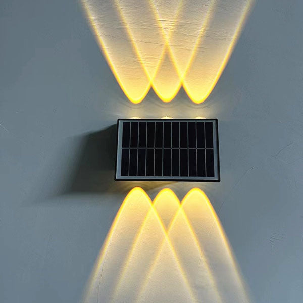 Moderne industriell sol vanntett ABS søyle LED vegglampe for utendørs terrasse | Luvikno