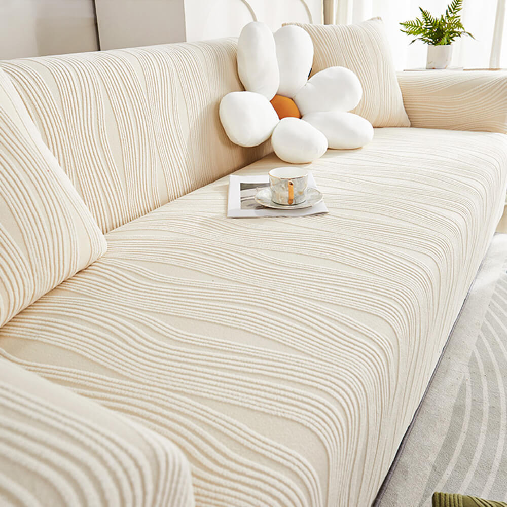 Jacquard Stretch Full-Cover Anti-scratch Sofa Deksel Myk Katt-vennlig | Luvikno
