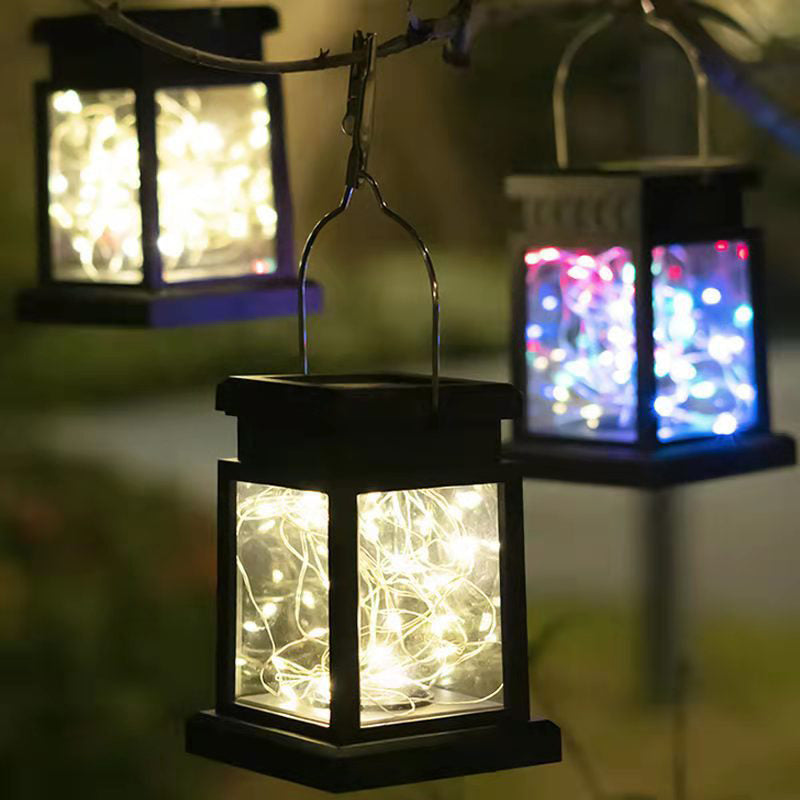 Moderne Minimalistiske Sol Rechteckige Jern Glass LED Utendørslys For Hage | Luvikno