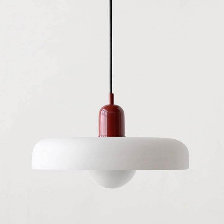 Luvikno | Bauhaus Farget Glasspendellampe for Moderne Interiører