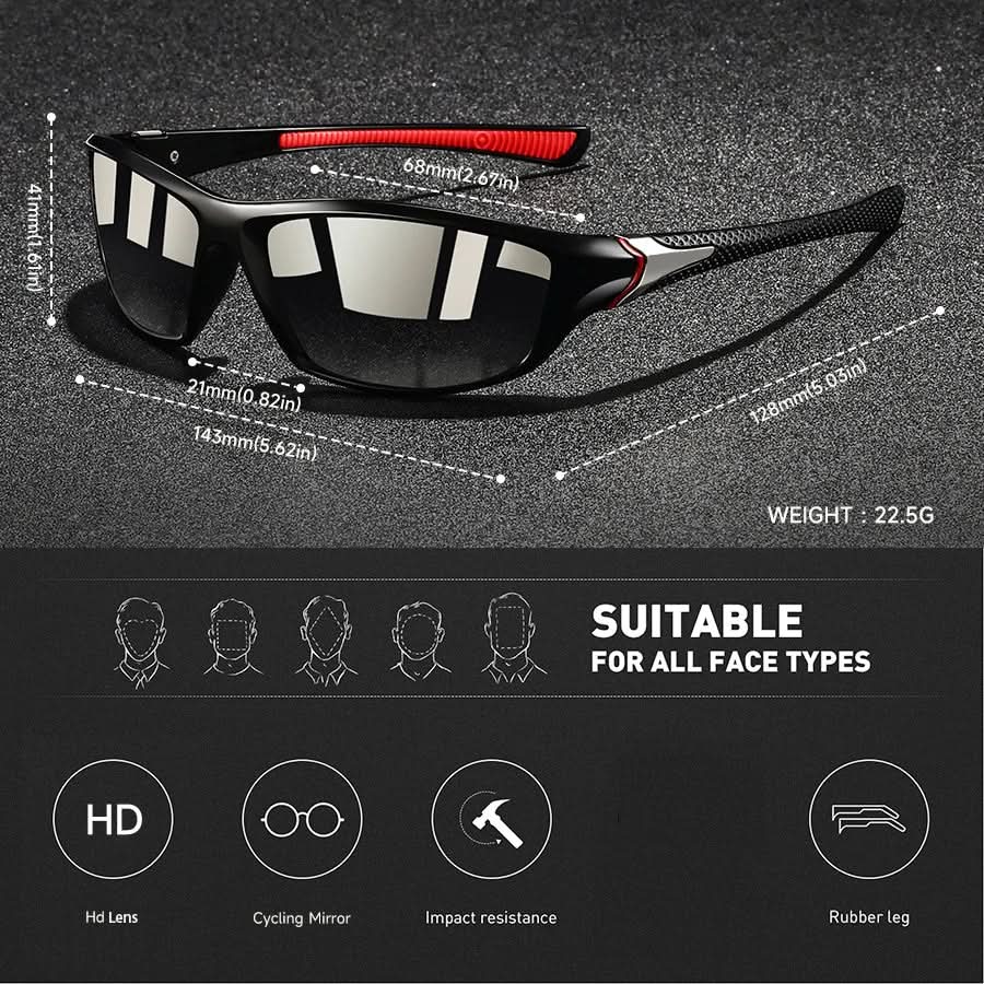 Luvikno | Polaroid Sport Sunglasses med UV400 Beskyttelse