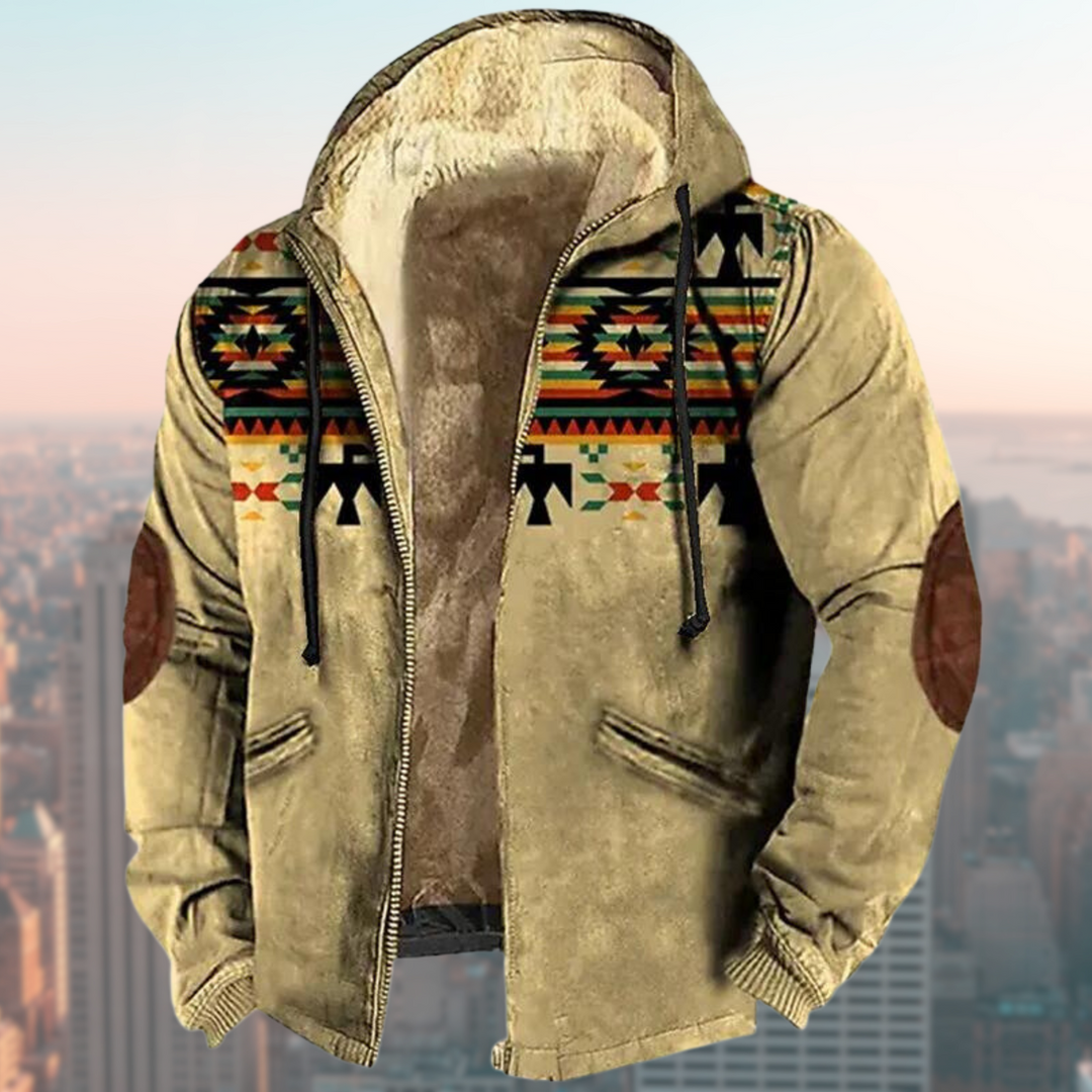 Luvik | Hettegenser med tribal print