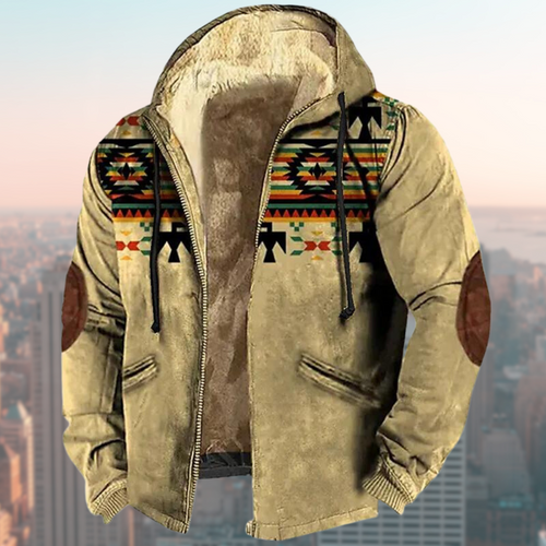 Luvik | Hettegenser med tribal print