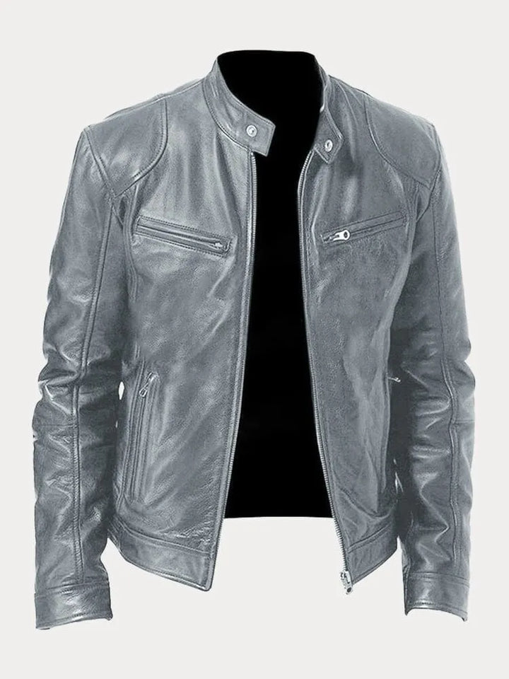 Luvik | Rå lærjakke til menn
