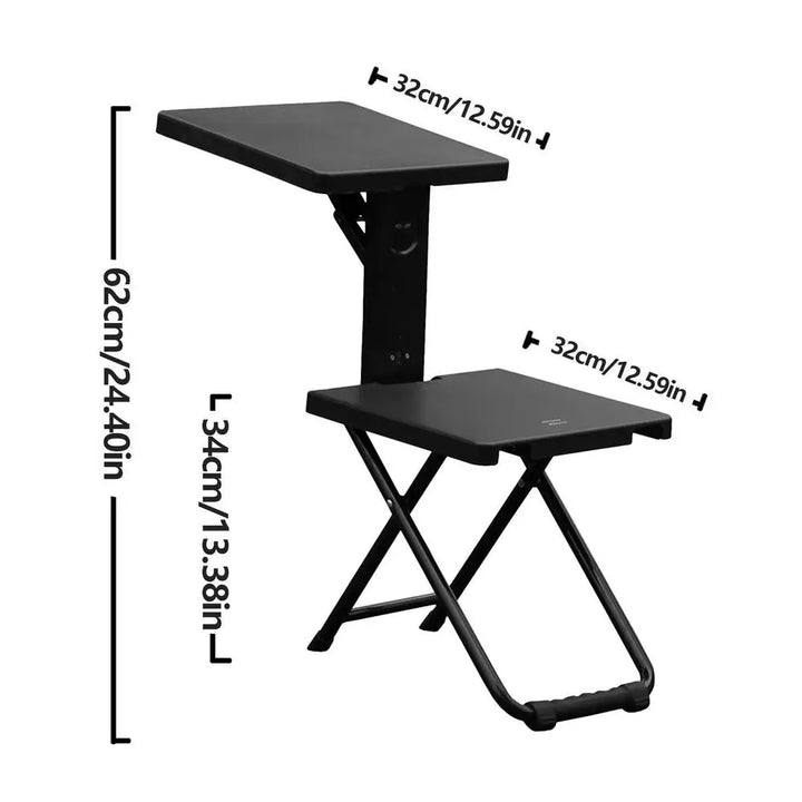 Foldbar Camping Bærbar Stol Bord | Luvikno