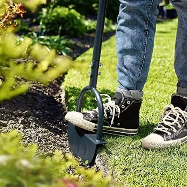 Luvikno | EdgeMaster Randleder | Halvmåne Design med Bølgekant | Håndverktøy for Rene Plenkantene & Blomsterbed