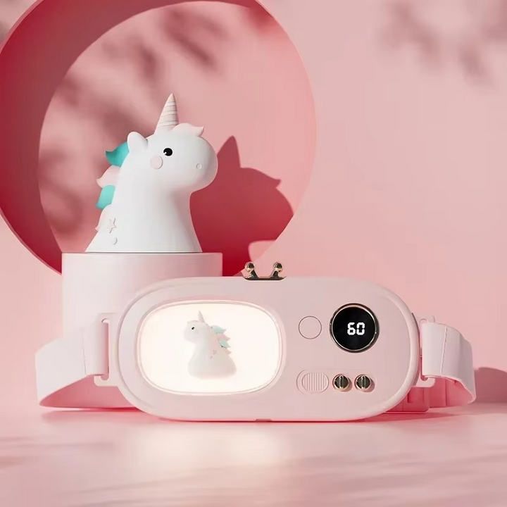 Trådløs elektrisk menstruasjonsvarmende midjebånd - USB-oppladbar justerbar varmepute Luvikno