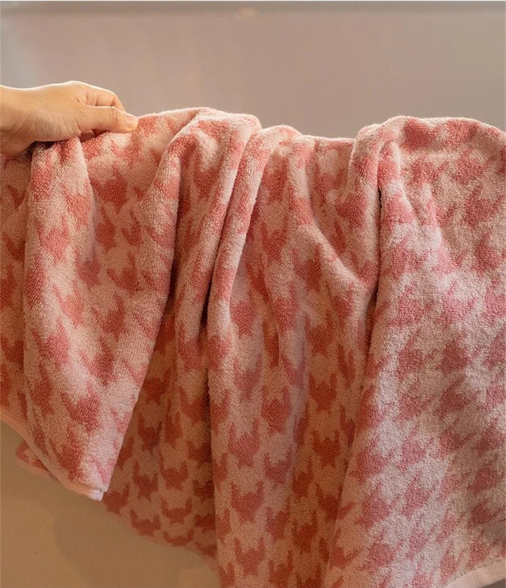 HoundLuxe Vintage Houndstooth Bomull Ansiktsklut Luvikno