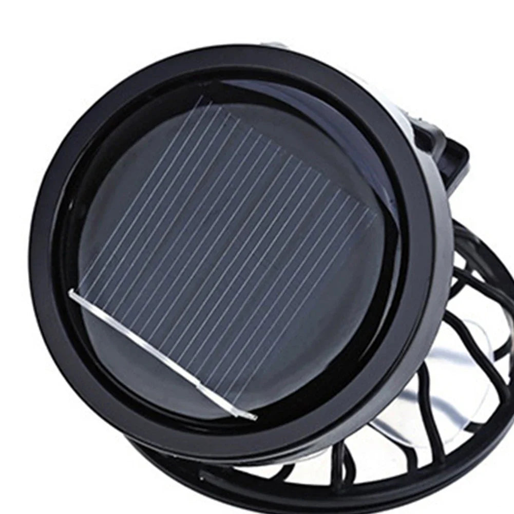 Luvikno | Solar-Ventilator SunBreeze ClipFan | Mini-Clip Vifte med Solpanel | For Utendørsaktiviteter, Reiser & Sport | Håndfri Kjøling