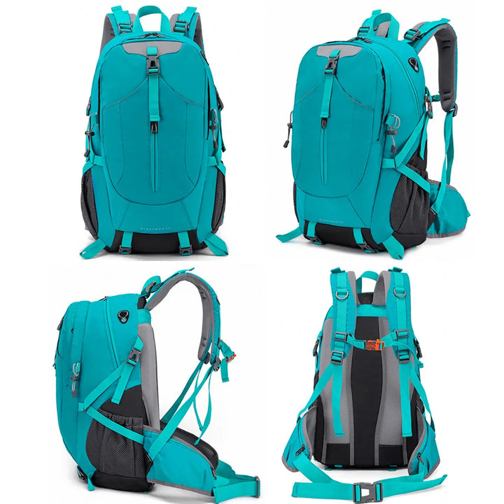 Luvikno | Reise ryggsekk TrekVault 40 | 40 L Utendørs ryggsekk med regntrekk | For fotturer, reise og daglig bruk | 31 × 20 × 52 cm