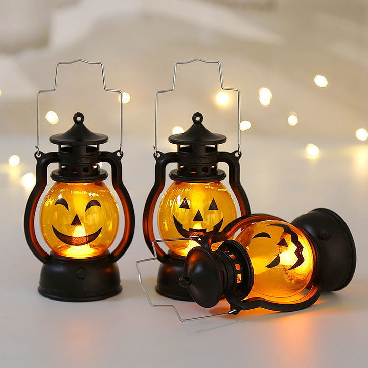 Mini Halloween Skummel Gresskar Hengelampe | Luvikno