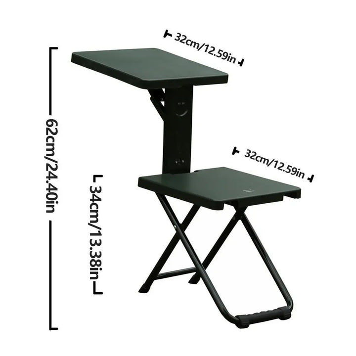 Foldbar Camping Bærbar Stol Bord | Luvikno