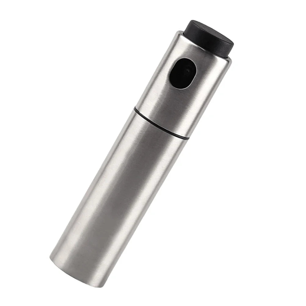 Luvikno | Oljesprayer CULINARA FineMist | 100 ml Rustfritt Stål Sprayflaske | For Olje, Eddik & BBQ | Påfyllbar & Fin Dosering