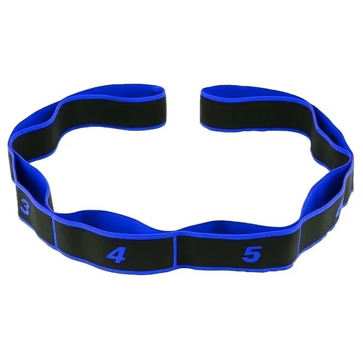 Yoga Stretch Strap with Loops for Pilates and Dance Luvikno