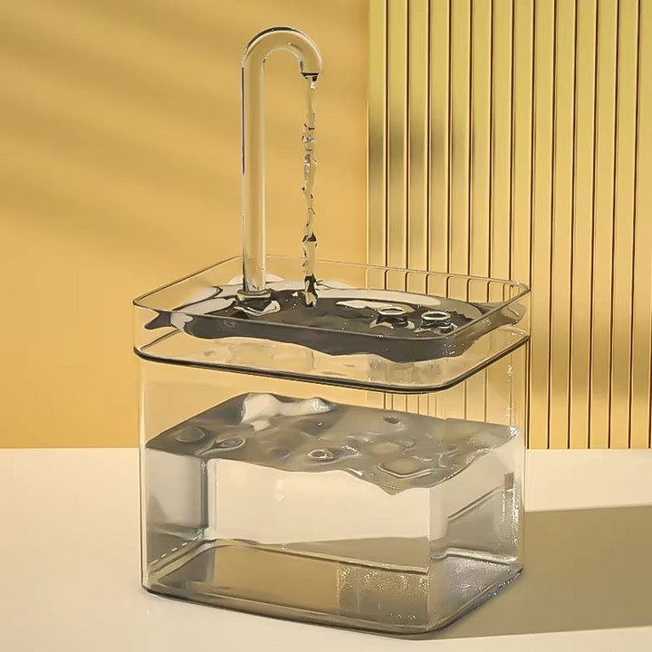 Crystal Clear USB Katt Vannfontene med avansert filtreringssystem Luvikno