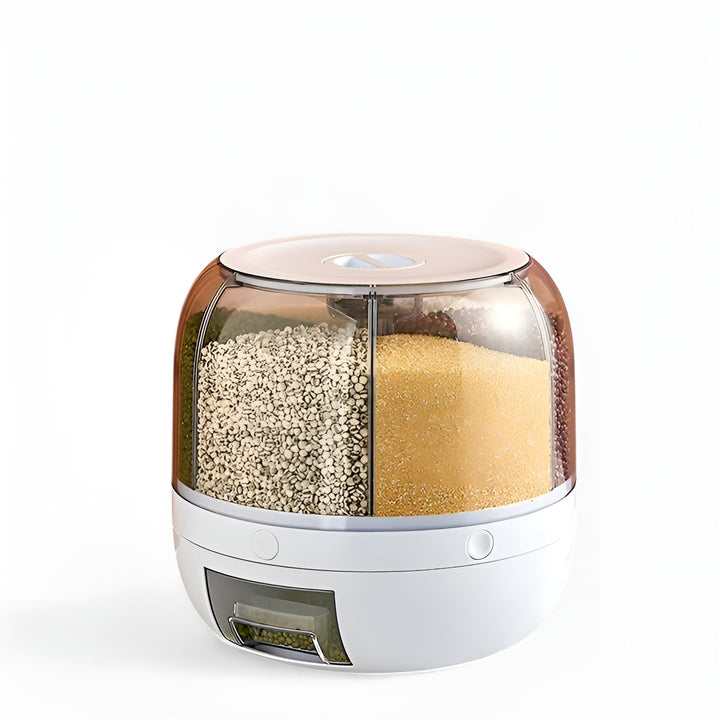 Grain Dispenser – Hygienisk med Insektbeskyttelse | Praktisk for Kjøkken & Oppbevaring | Luvikno