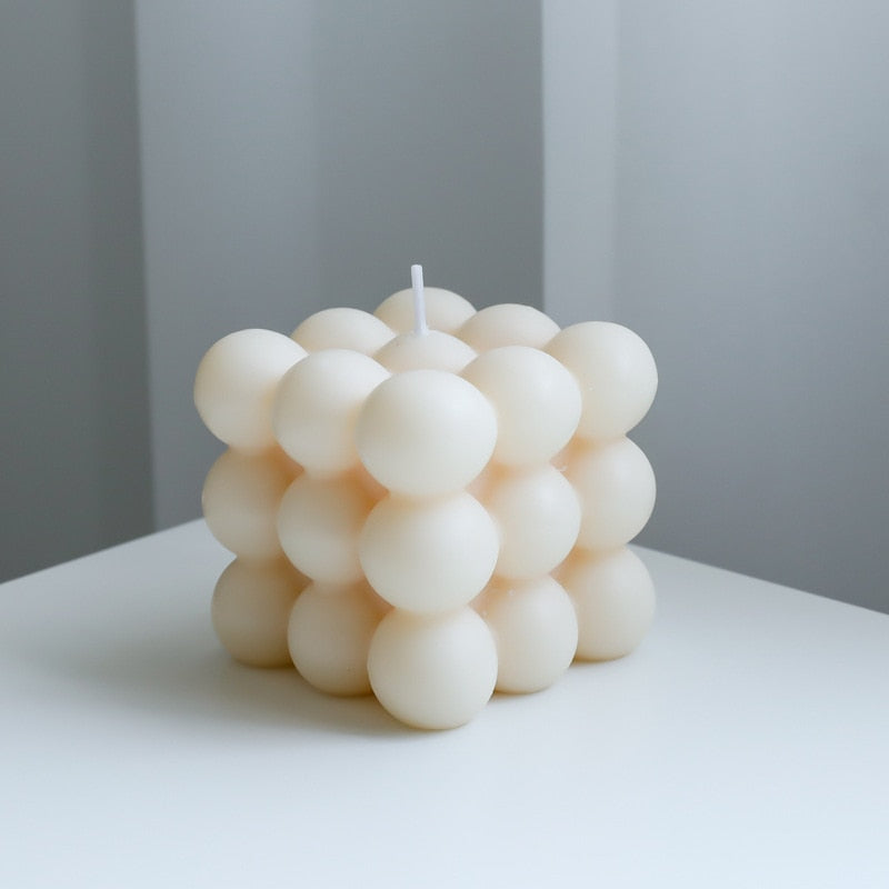 BubbleGlow Stearinlys - Trendy Stearinlys for Ditt Interiør Luvikno