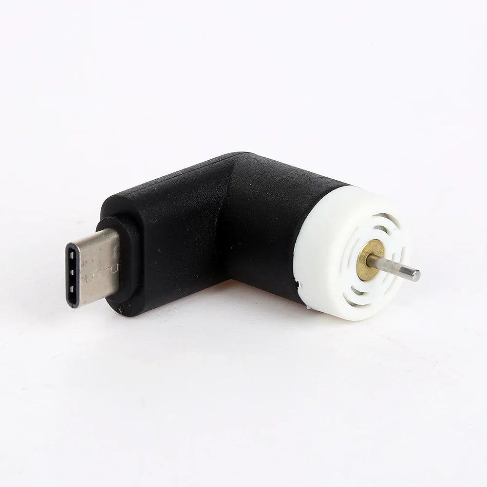 Kreativ Mini Bærbar Mikro USB Vifte - 5V 1W Mobiltelefon USB Gadget Vifter Tester for Type-C USB-C Kjølevifte | Luvikno