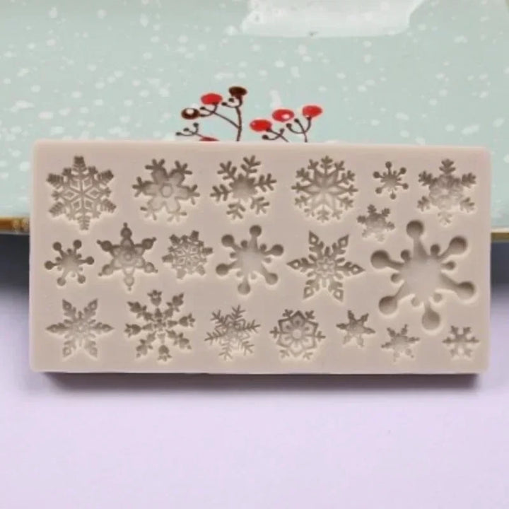 Snowflake Delight – Silikonbakeform for Vintergodterier Luvikno