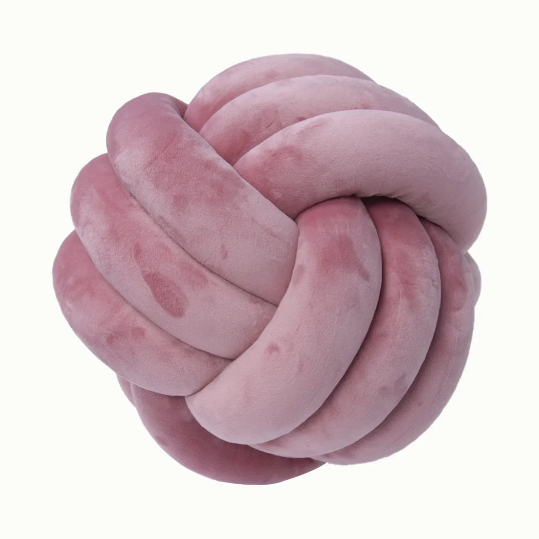 Plush Knot Cushion (Velour) | Luvikno