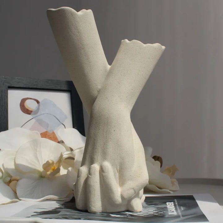 Lovers' Hands Keramisk Vase | Luvikno