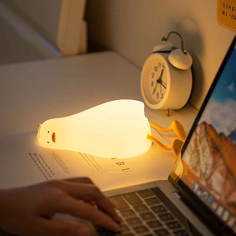 Lazy Flat Duck Atmosfære Nattlampe | Luvikno