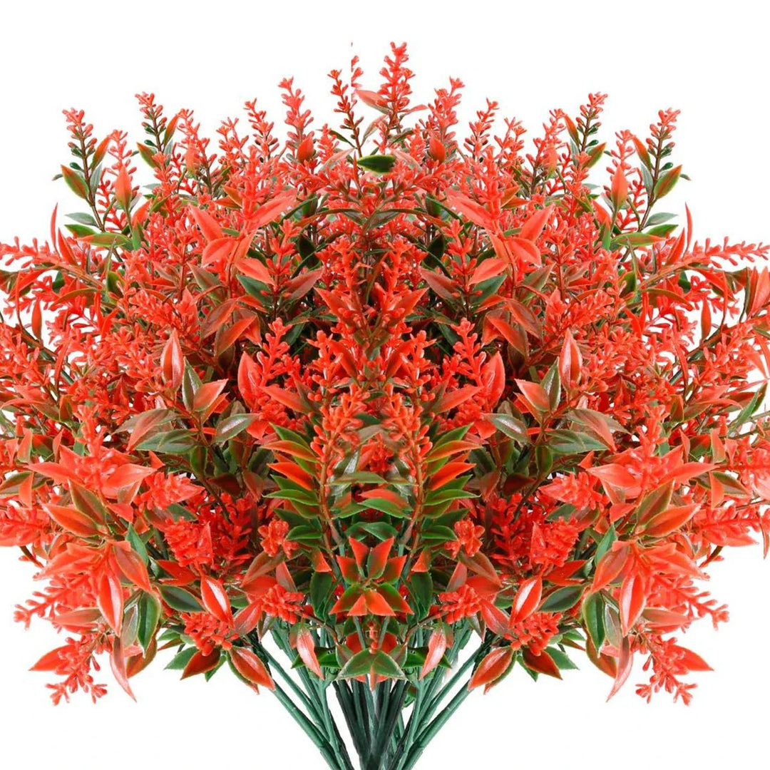 Luvikno | Florabell 12 Delt Sett Kunstig Lavendel | Kunstige Planter for Bryllup, Vaser, Garlands & Dekorasjon | For Innendørs & Utendørs