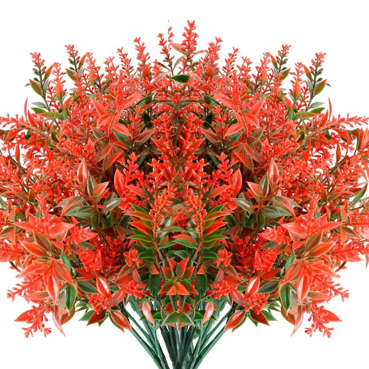 Luvikno | Florabell 12 Delt Sett Kunstig Lavendel | Kunstige Planter for Bryllup, Vaser, Garlands & Dekorasjon | For Innendørs & Utendørs