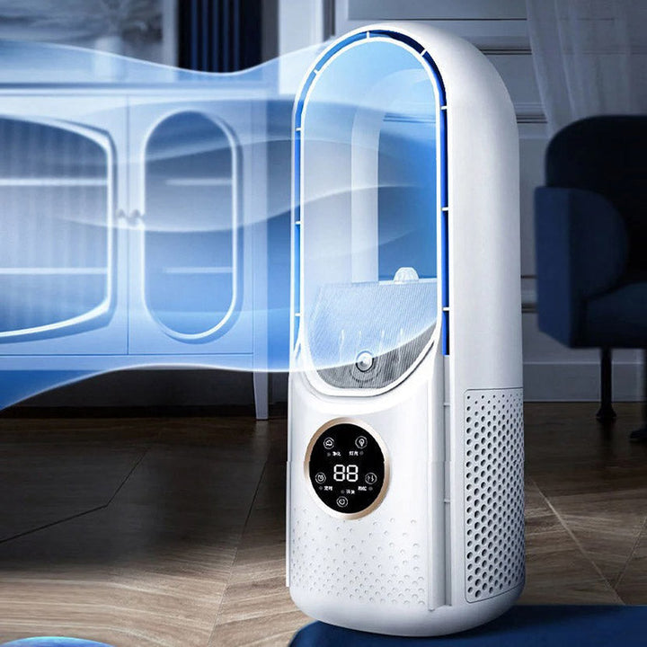 Bladløs bærbar klimaanlegg | Ultralyd, ergonomisk design og ideell for hjem og kontorbruk | Luvikno