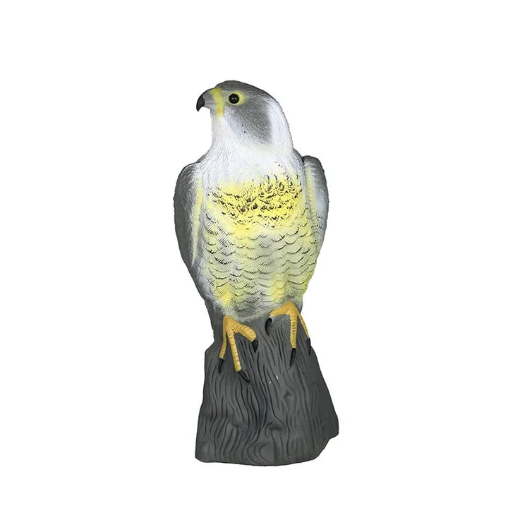 Luvikno | Falcono BirdGuard Fugleskremme Rovfugl Decorativ Figur | Realistisk Ørn Lokkefugl Laget av Plast | For Hage & Balkong