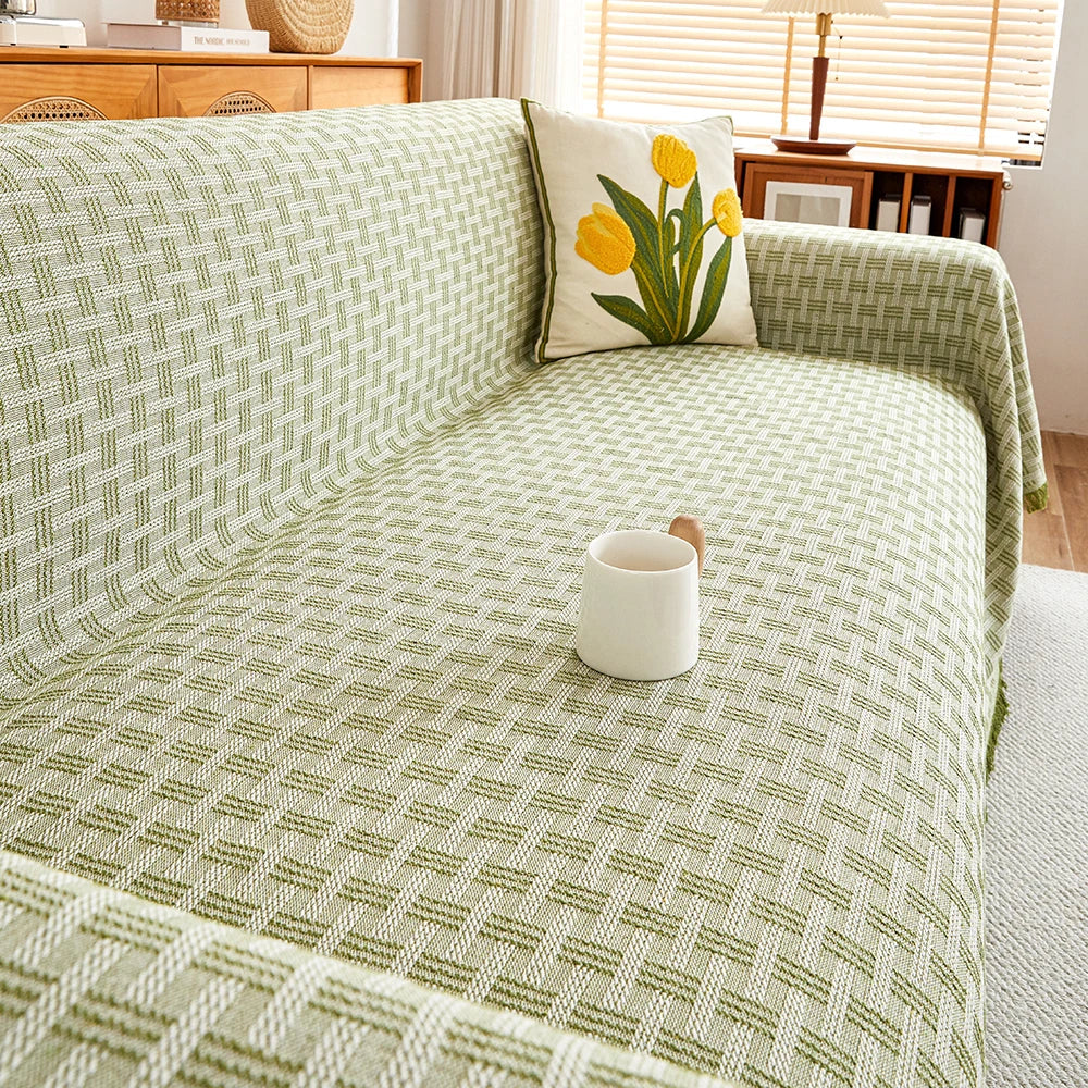 Sofateppe kast | Vendbar design & Ekstra stor | Lett å ta vare på & Ripebestandig | CasaLunea Luvikno