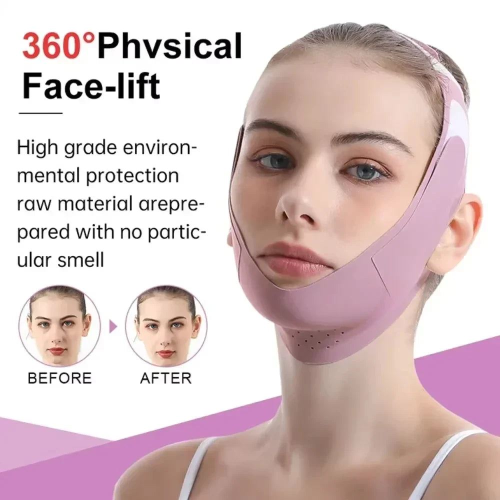 Luvikno | V-Lifting Maske FaceForm | 360° Ansiktsløfting | Pustende & Elastisk | For Kvinner & Menn