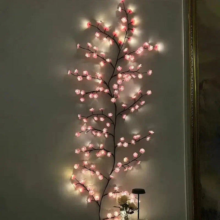 PetalGlow - Fortryllende Sakura LED Lys Garland Luvikno