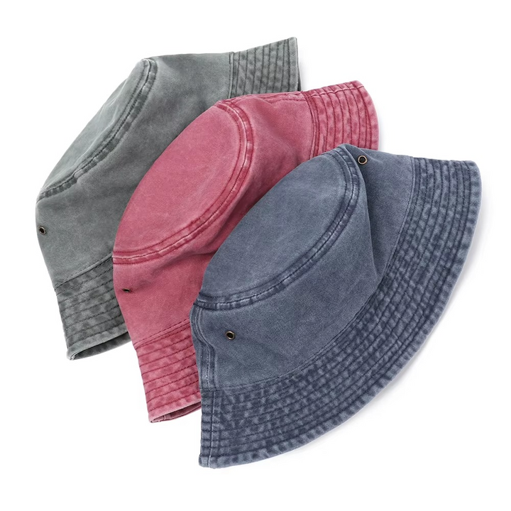 Allsidig Denim Buckethatt - Unisex, Faltbar & Stilig Luvikno