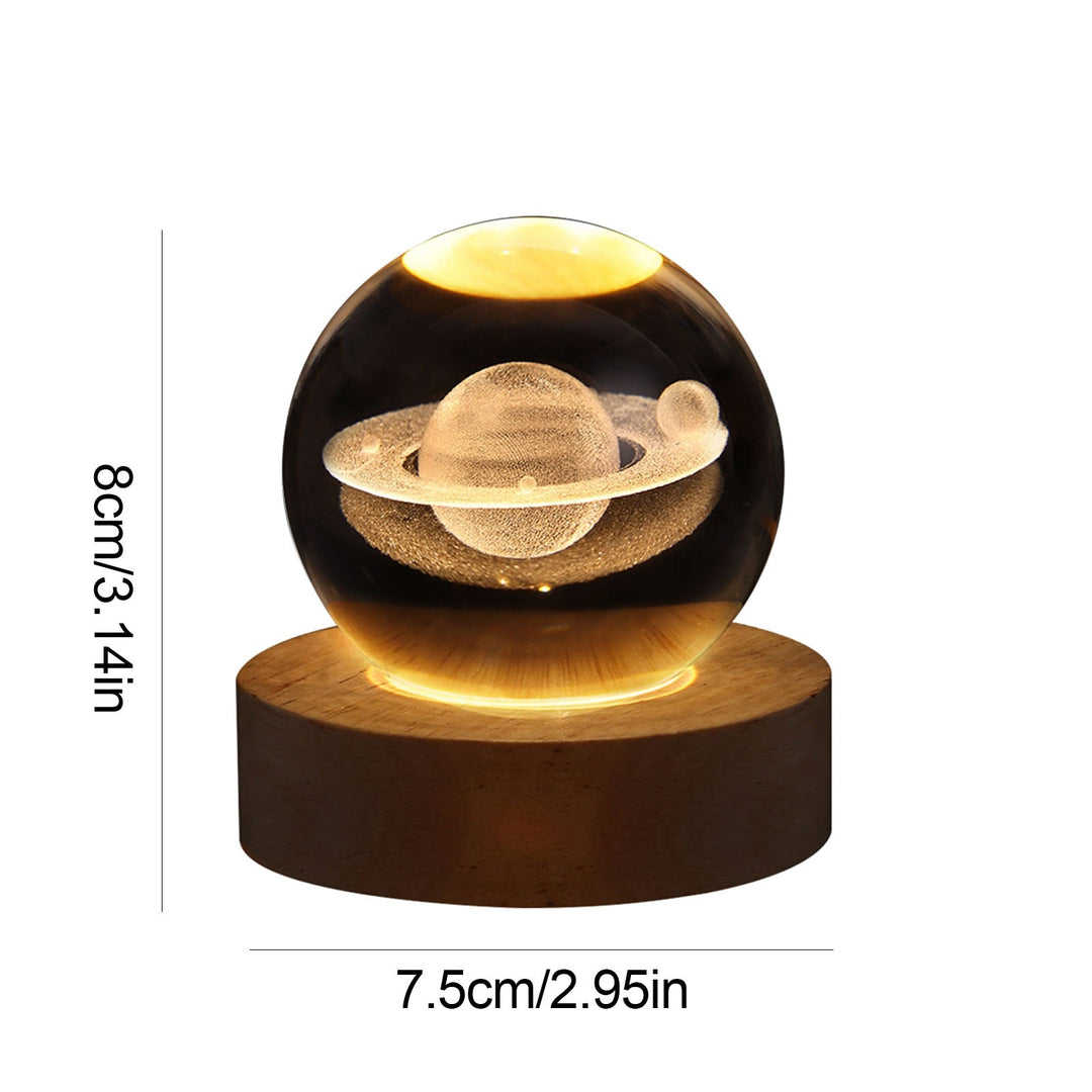 Crystal Light Ball – Fortryllende Glass Ambient Lys for Hjemmet Luvikno